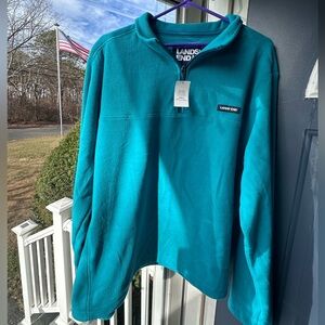 Lands end half zip fleece NEW